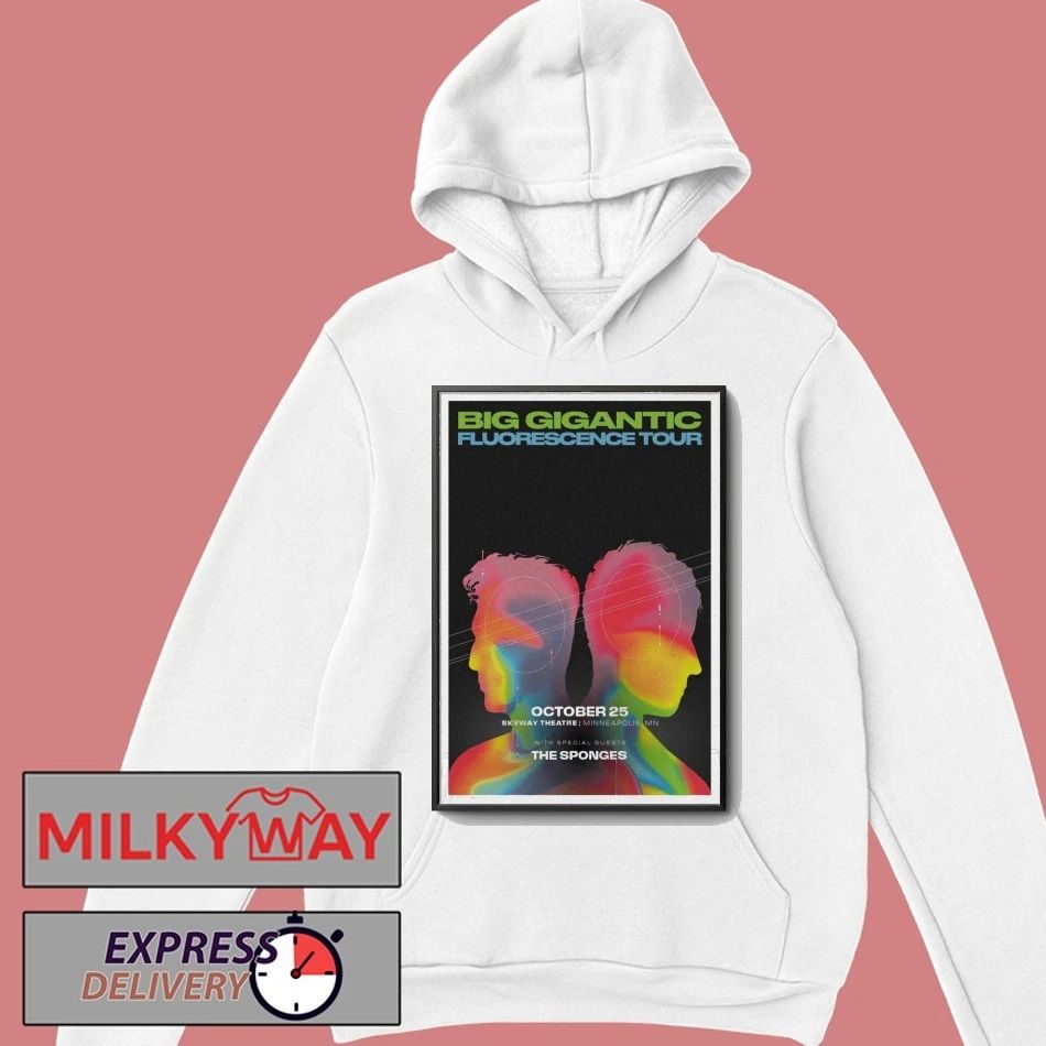 Poster Big Gigantic The Fluorescence Tour October 25 2025 Skyway Theatre shirt