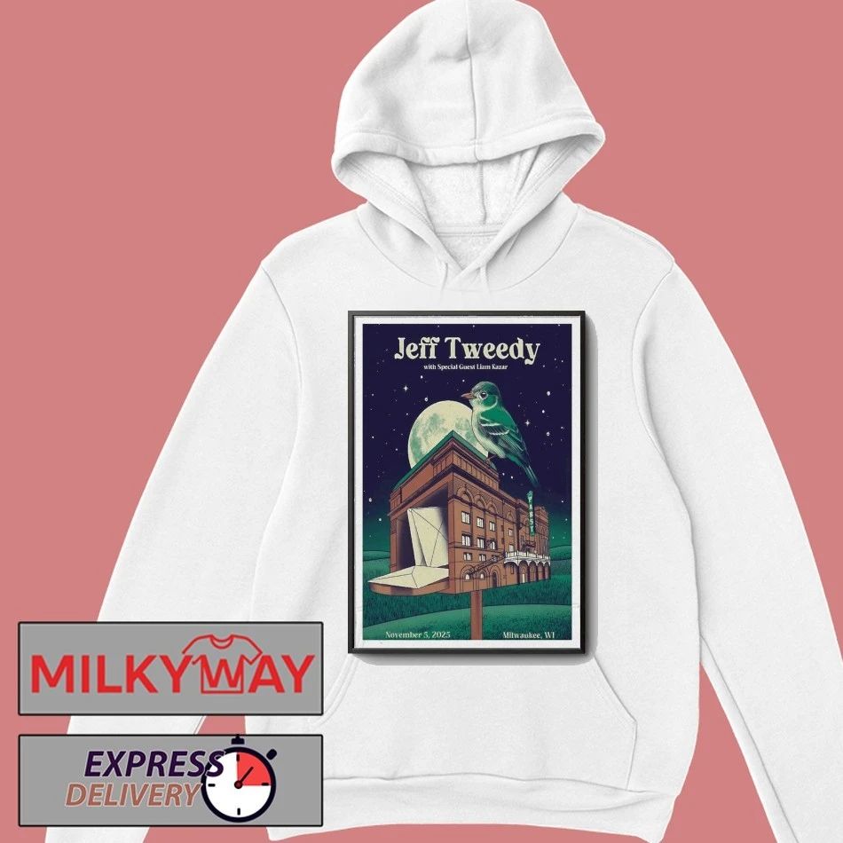 Jeff Tweedy Nov 5 2025 Pabst Theater Milwaukee WI Poster shirt