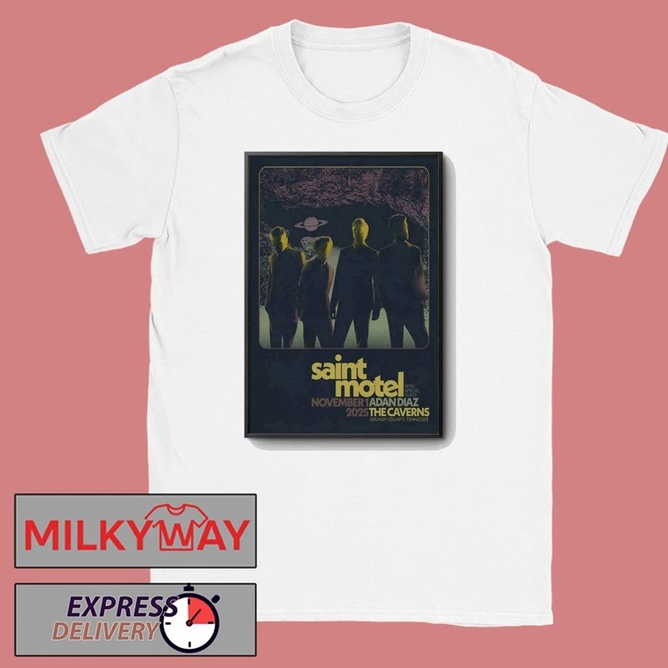 Saint Motel Nov 1 2025 The Caverns Grundy County TN Poster shirt