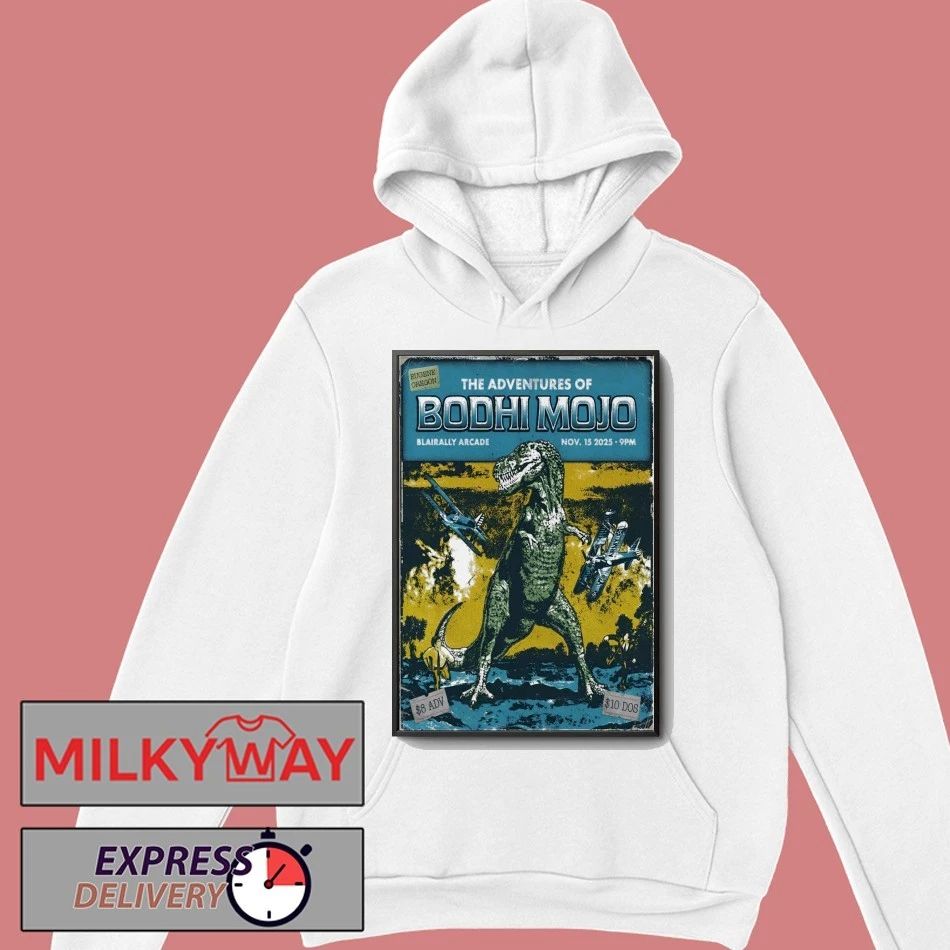 Bodhi Mojo Nov 15 2025 Blairally Eugene OR Poster shirt