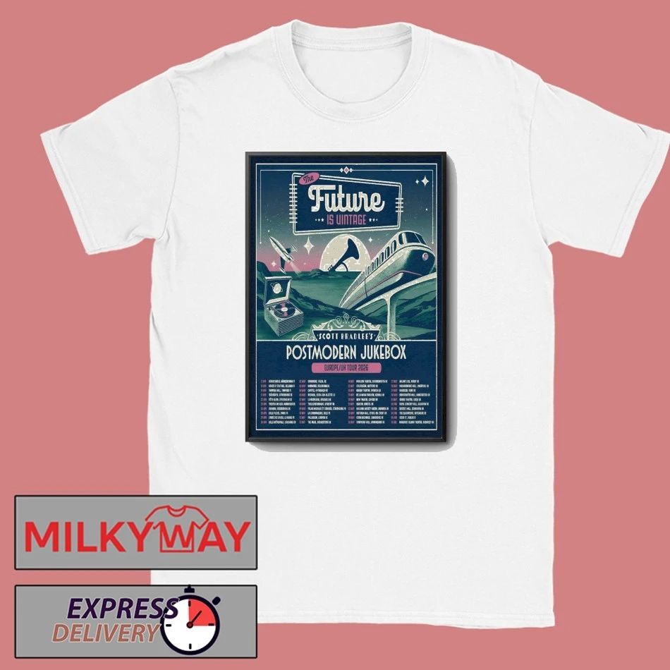 Postmodern Jukebox 2026 EU-UK Event Poster shirt