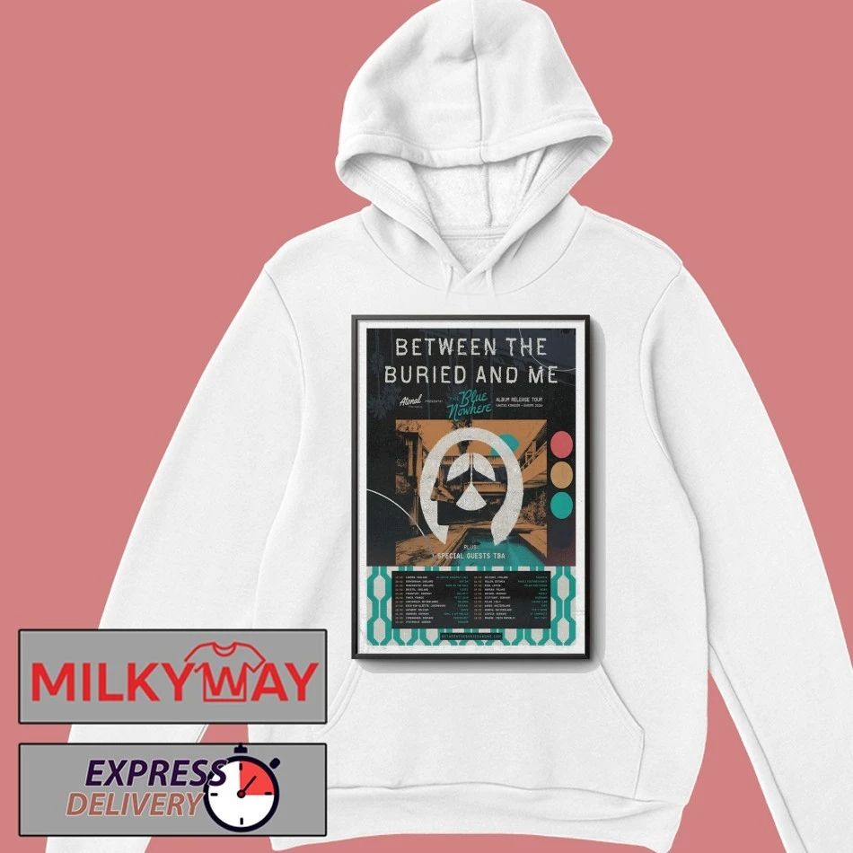 Between the Buried and Me UK Europe Tour 2026 Poster shirt