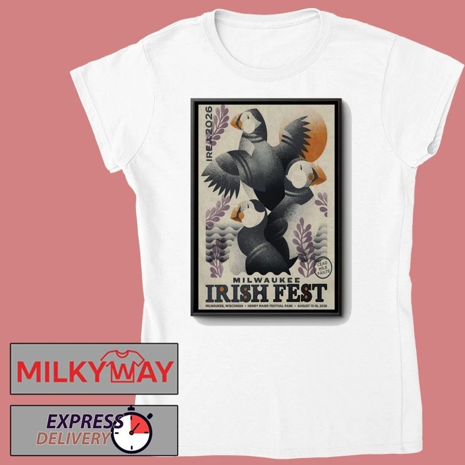 Aug 13-16 2026 Milwaukee Irish Fest In Milwaukee WI On Event Poster shirt