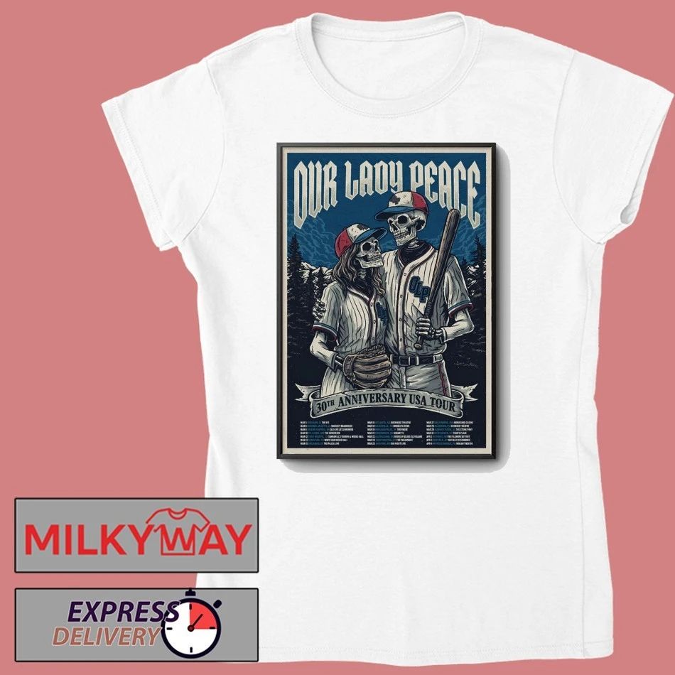 Our Lady Peace 30th Anniversary USA 2026 Tour Poster shirt