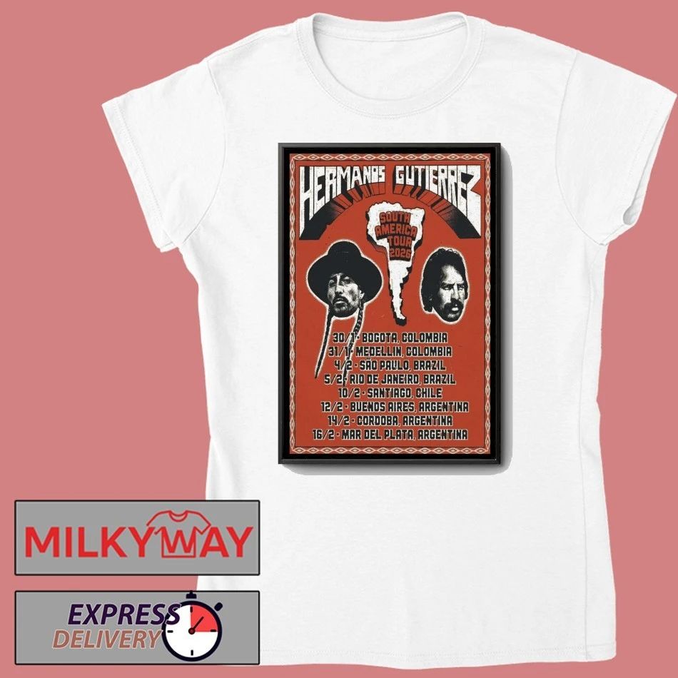 Hermanos Gutierrez South America Tour 2026 Poster shirt