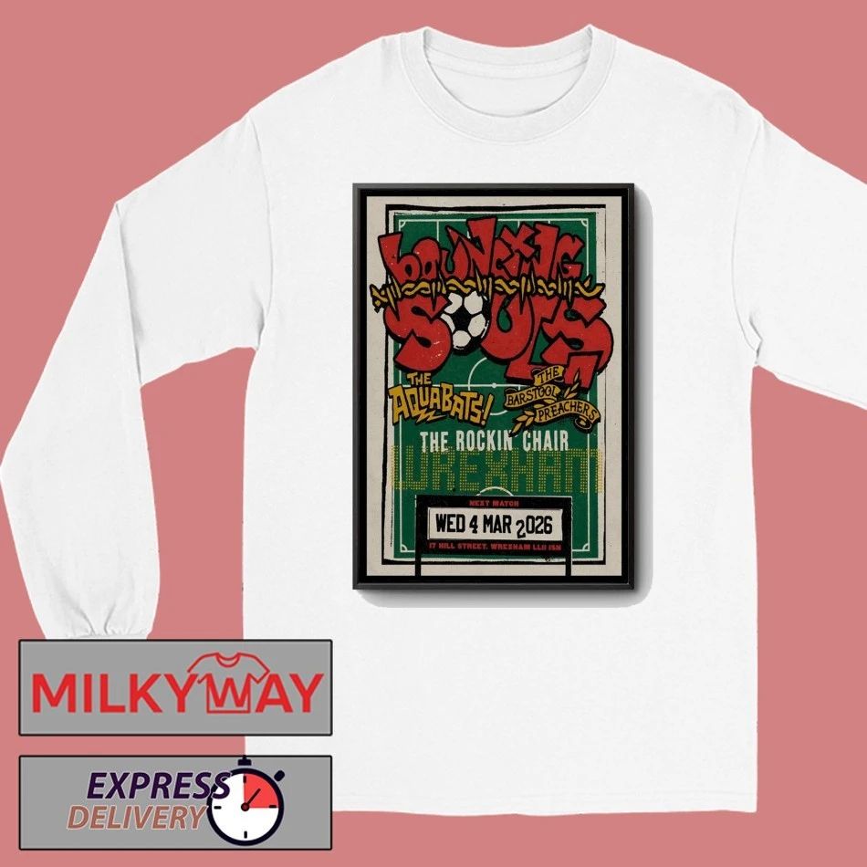 The Bouncing Souls Wrexham UK March 4 2026 Poster shirt