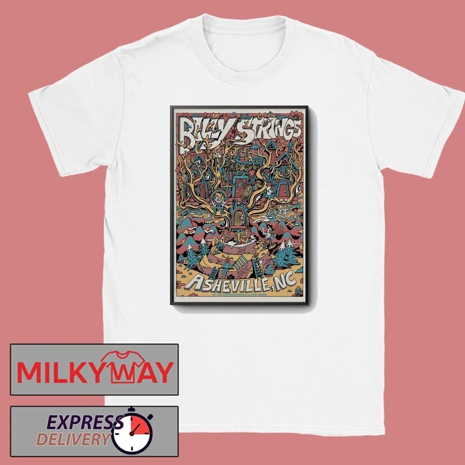 Billy Strings Feb 14 2026 ExploreAsheville.com Arena In Asheville NC Poster shirt