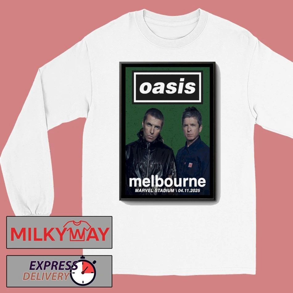 Oasis Concert Melbourne, Australia November 04 2025 Poster shirt