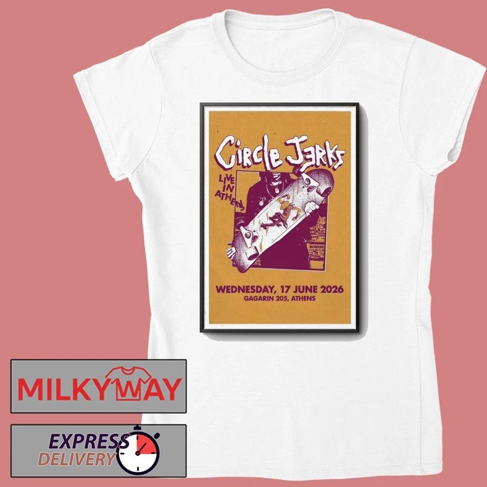 Circle Jerks Jun 17 2026 Gararin 205 Athens Poster shirt