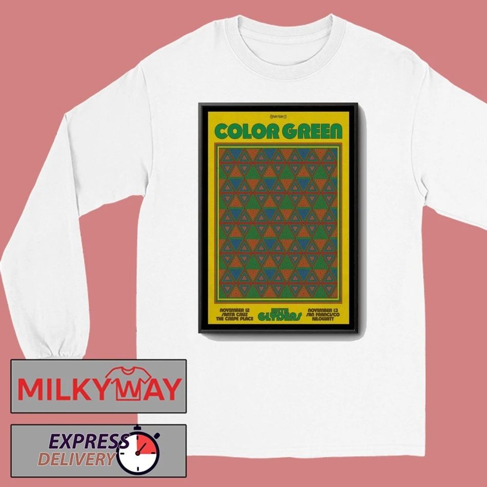 Color Green California November 12-13 2025 Poster shirt