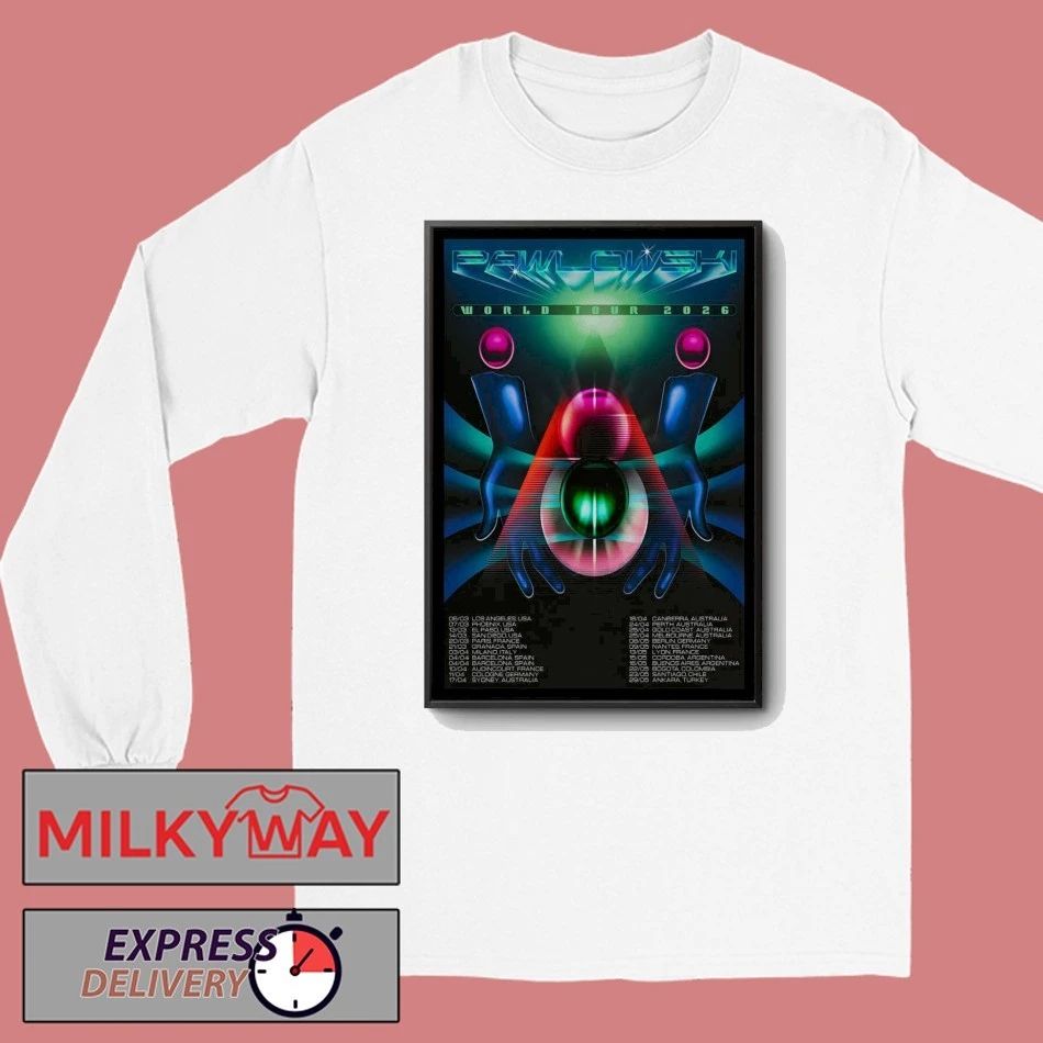 Pawlowski 2026 World Tour Poster T-Shirt