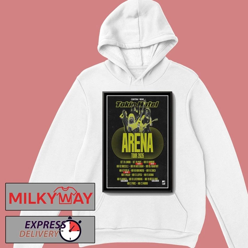 Tokio Hotel Arena Tour 2026 Limited Poster shirt