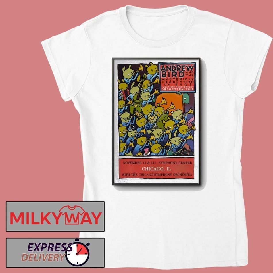 Andrew Bird Nov 13-14 2026 Chicago IL Poster shirt