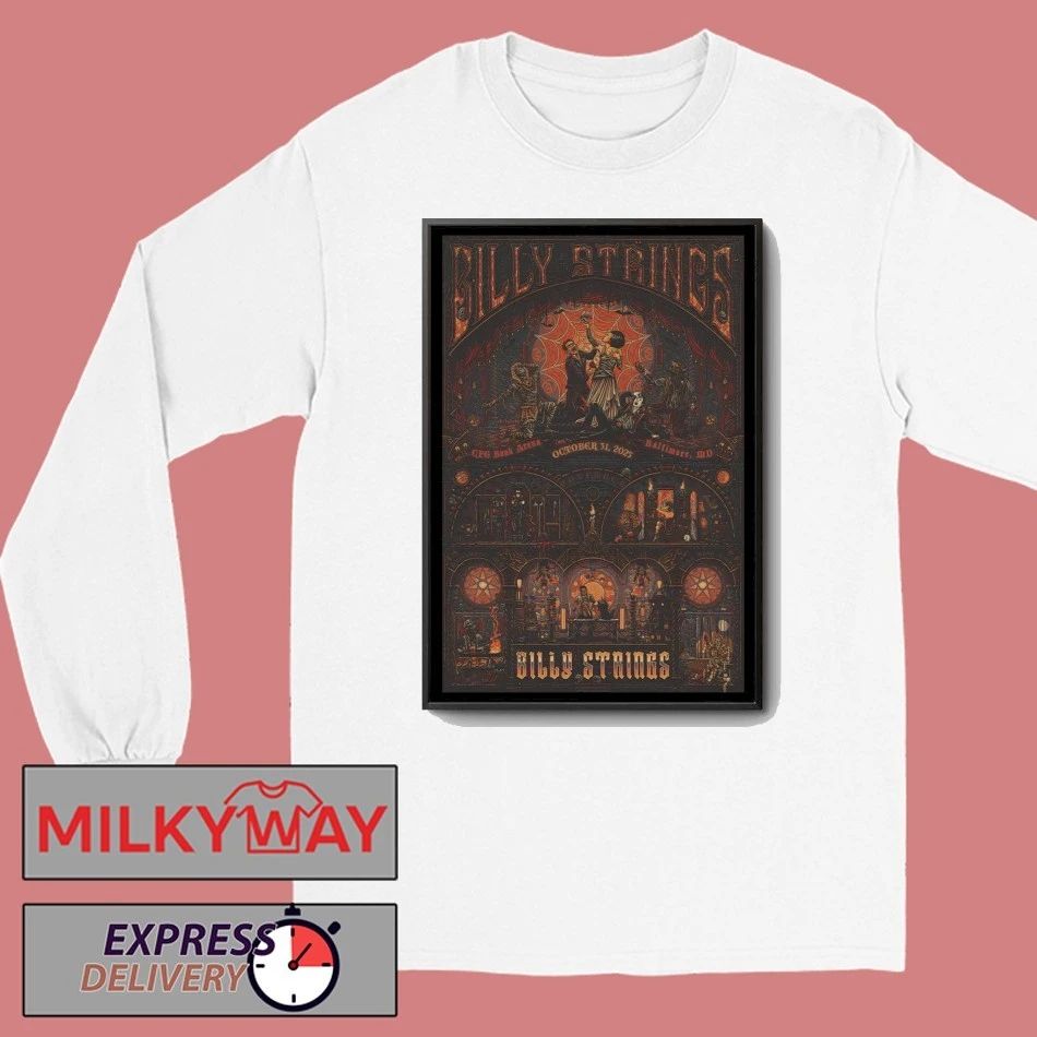 Billy Strings Event Baltimore, MD Nov 01 2025 Poster shirt