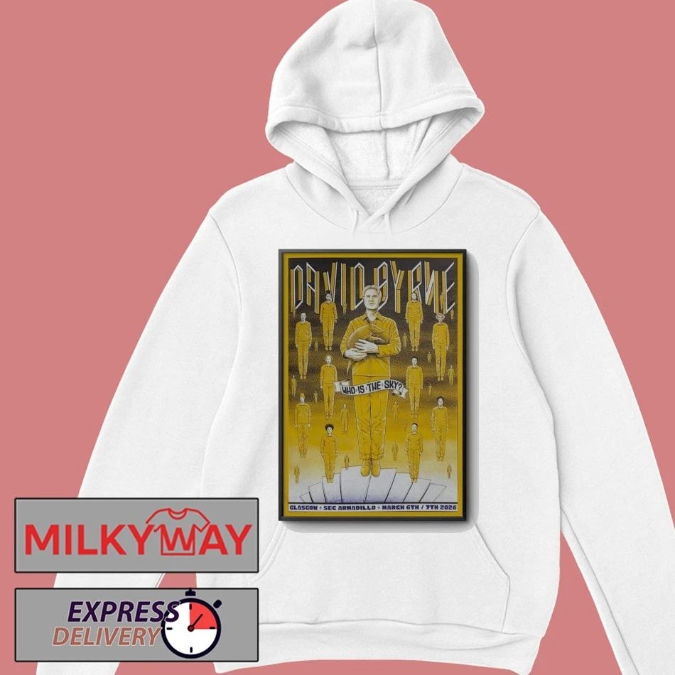 Poster 2026 David Byrne Sec Armadillo shirt