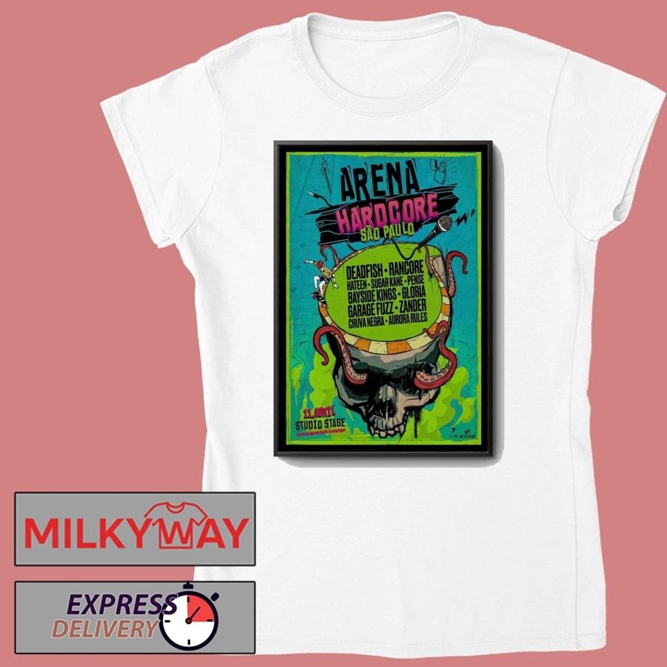 Arena Hardcore Fall Tour 2025 Studio Stage Sao Paolo Poster shirt