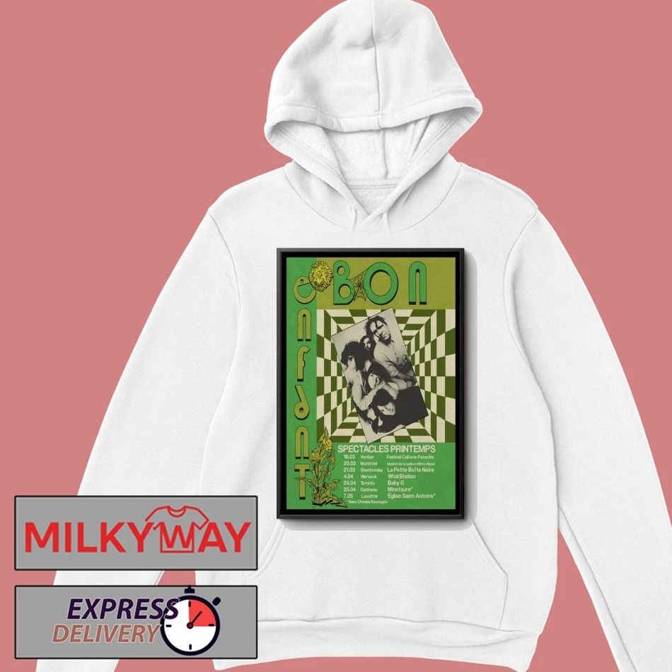 Bon Enfant Tour Spectacles Printemps 2026 Poster shirt