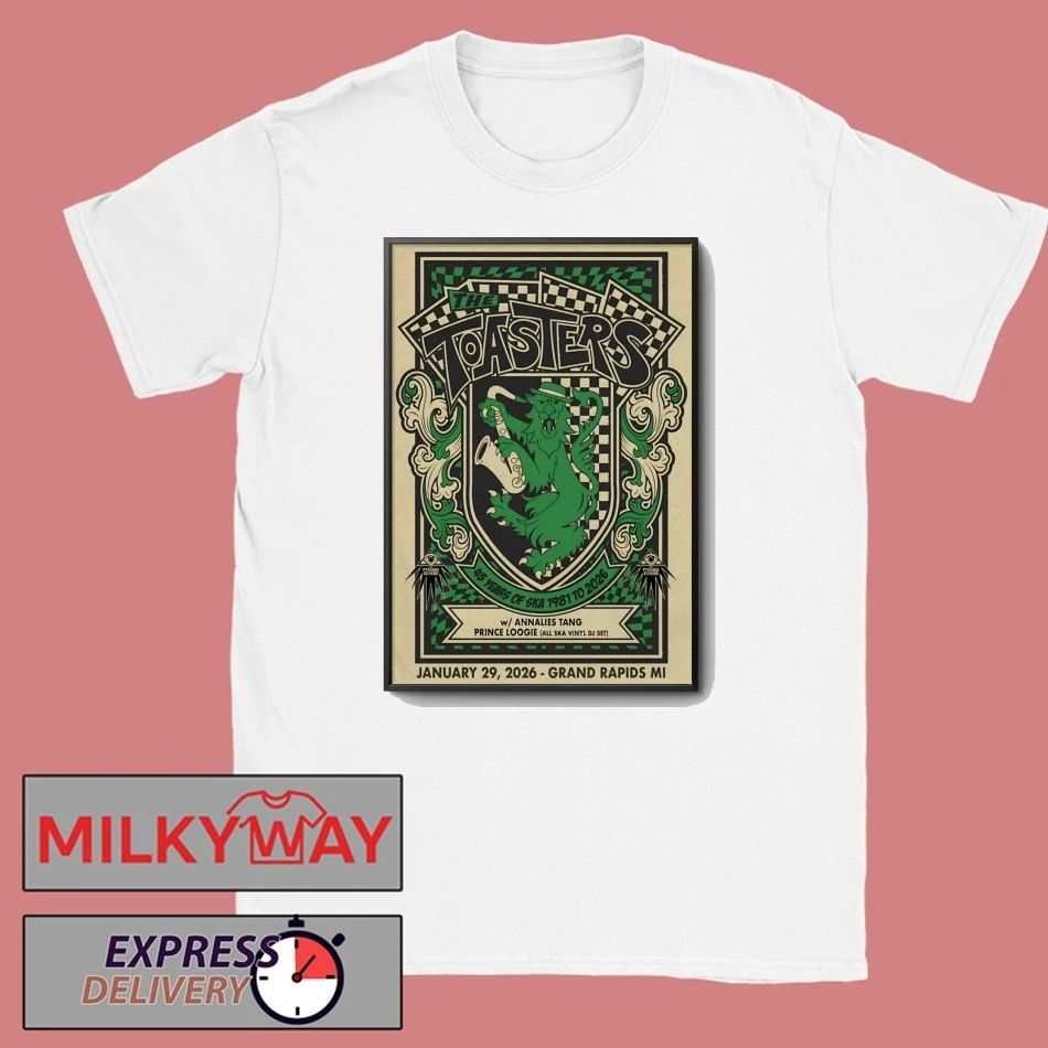 The Toasters Jan 29 2026 The Pyramid Scheme Grand Rapids MI Poster shirt