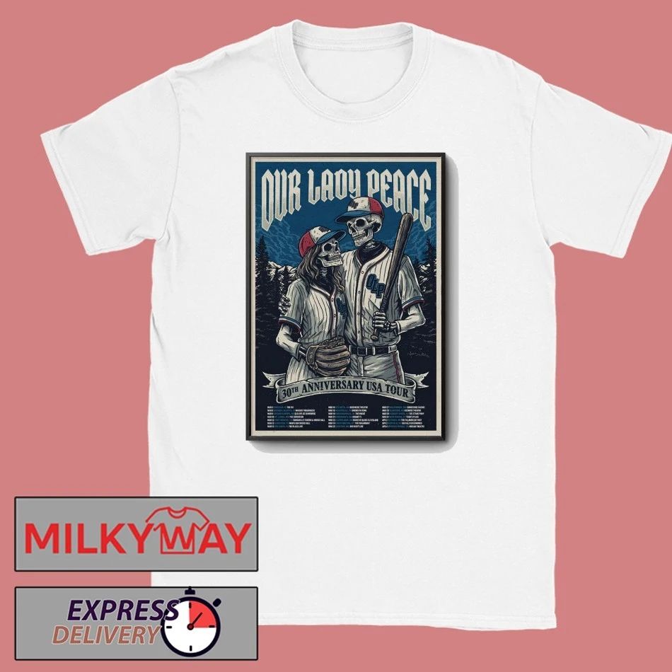 Our Lady Peace 30th Anniversary USA 2026 Tour Poster shirt