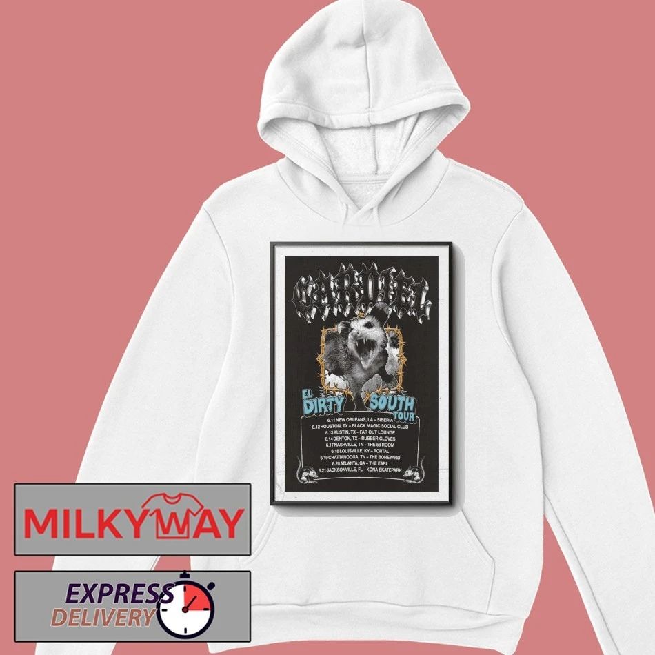 Cardiel EL Dirty South Tour 2026 Poster shirt