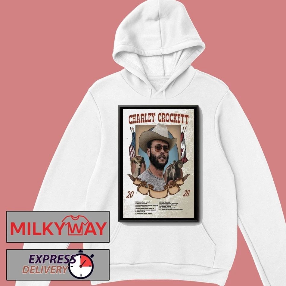 Charley Crockett Tour 2026 Poster shirt