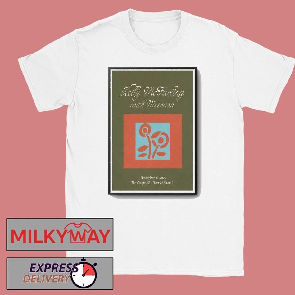 Kelly McFarling With Meernaa 11 15 2025 San Francisco CA Poster shirt