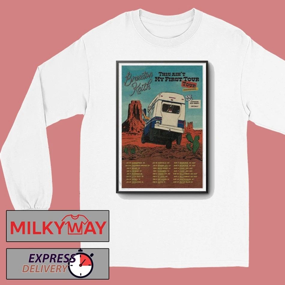 Braxton Keith Tour Jan – Mar 2026 Poster shirt