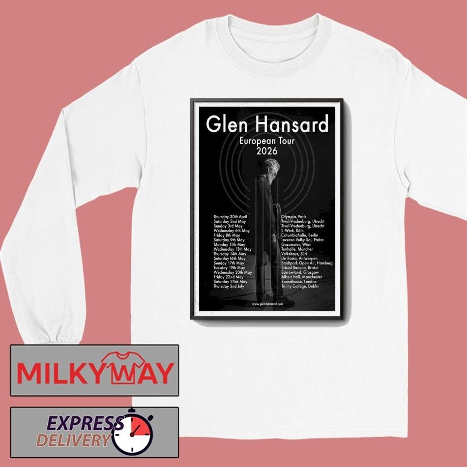 European Tour 2026 Glen Hansard Poster shirt