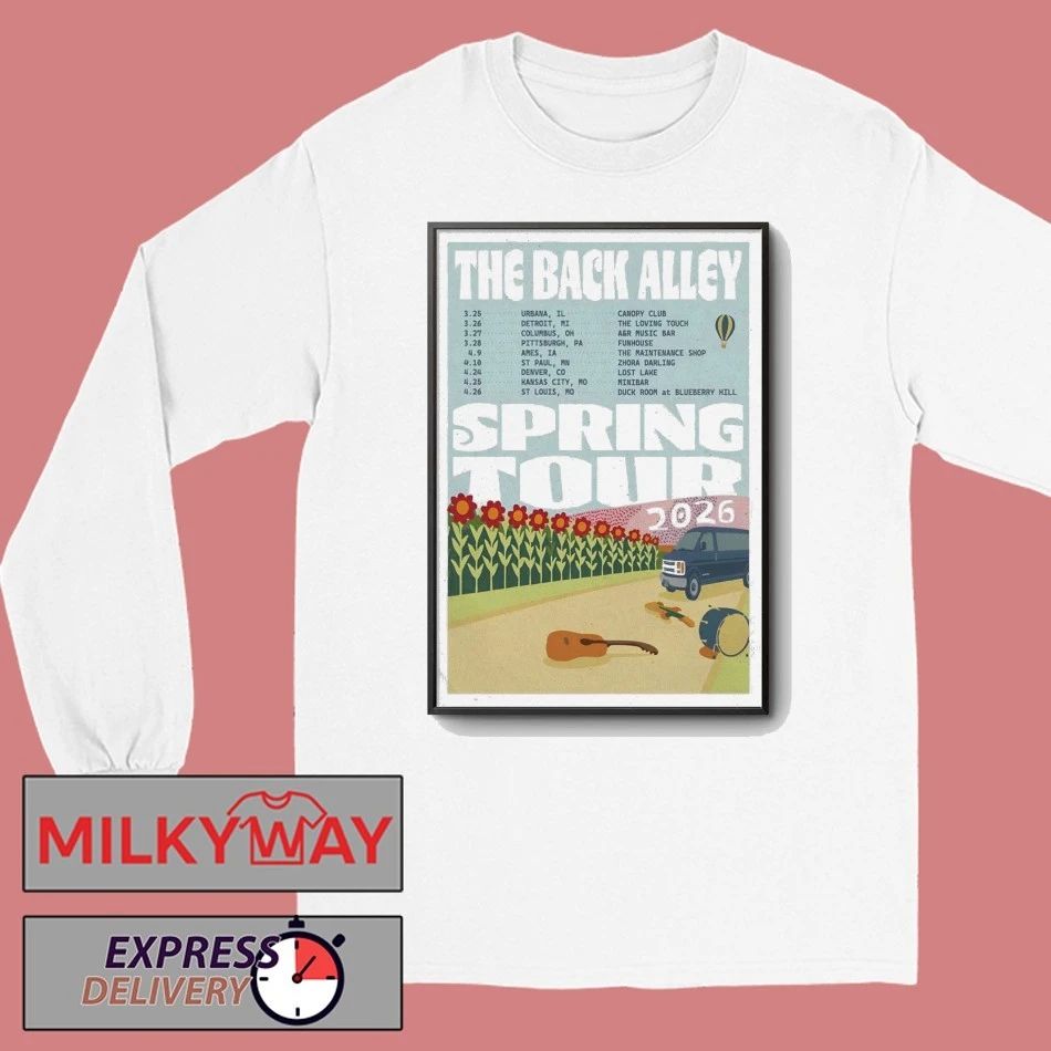 The Back Alley Spring Tour 2026 Poster shirt