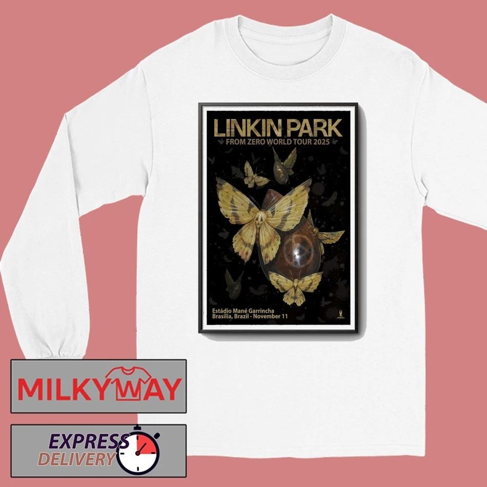 Linkin Park at Arena BRB Mané Garrincha Brasília, Brazil 11 Nov 2025 Poster shirt