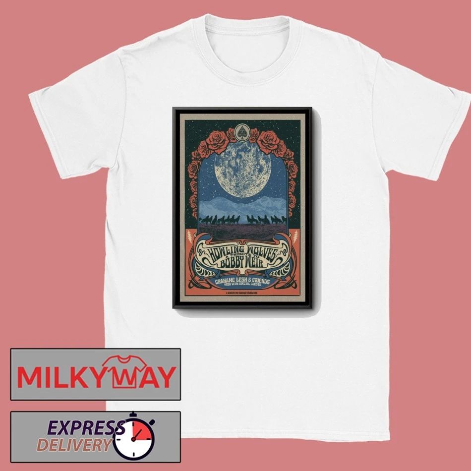 Howling Wolves & Bobby Weir Jan 17 2026 Poster The Fillmore shirt