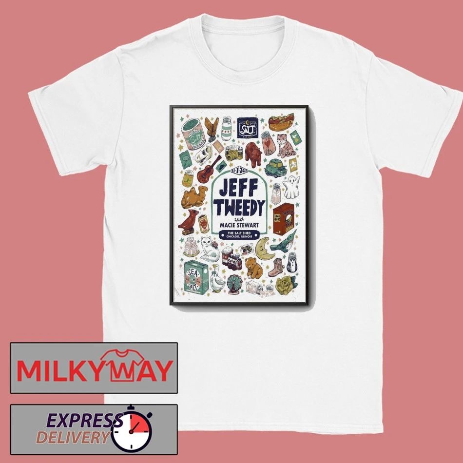 Jeff Tweedy The Salt Shed in Chicago IL Nov 1 2025 Poster shirt