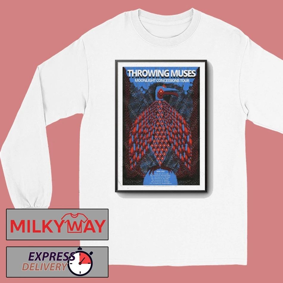 Poster Throwing Muses Moonlight Concessions Tour 2026 shirt