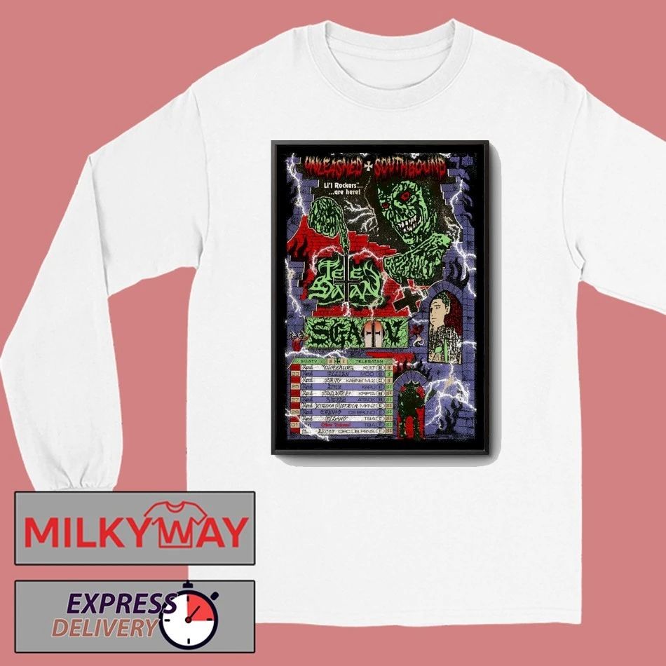 Unleashed And Southbound! Europe 2026 Shows Poster shirt
