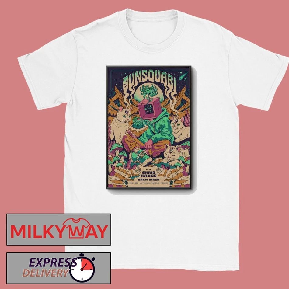 Sunsquabi Denver CO On June 13 2026 Poster shirt