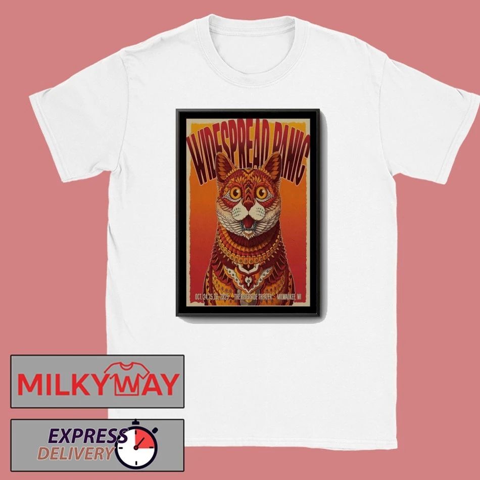 Poster Widespread Panic Tour Milwaukee, Wisconsin 24-26 Oct 2025 shirt