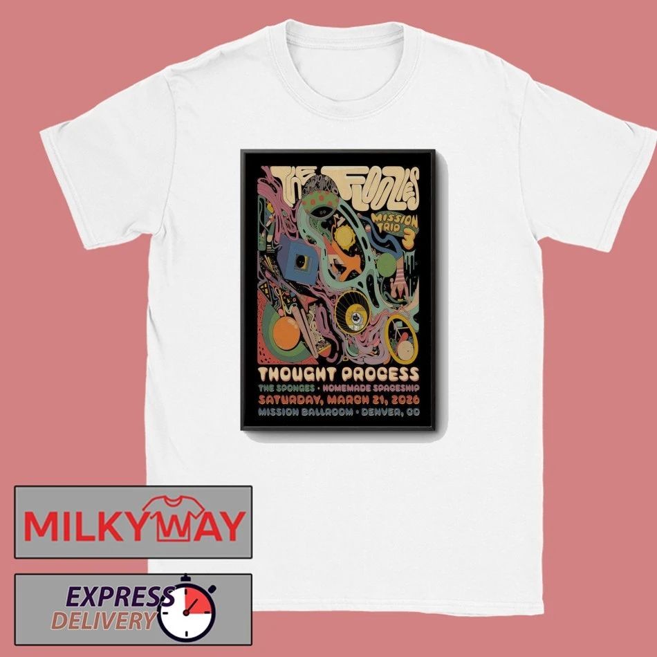 The Floozies Mar 21 2026 The Mission Ballroom Denver CO Poster shirt
