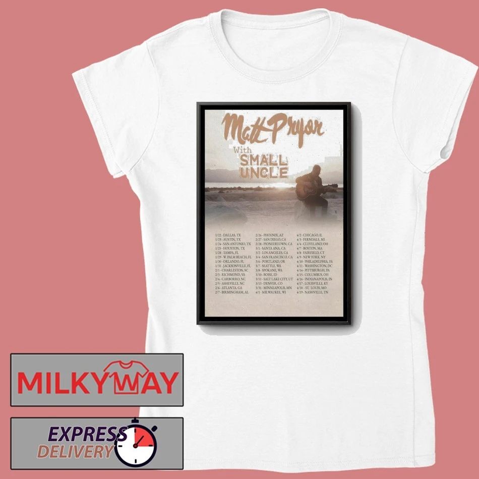 Matt Pryor With Small Uncle The Salton Sea 2026 Shows Poster shirt