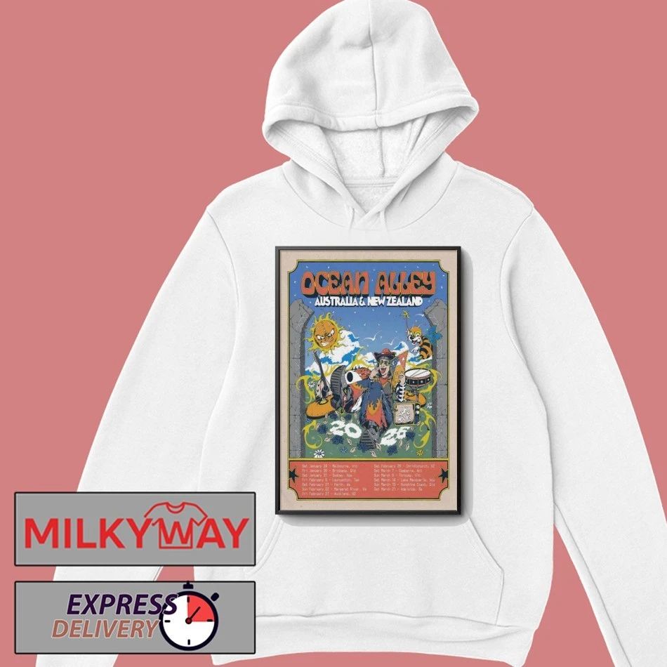 Ocean Alley Australia And New Zealand 2026 Shows Poster shirt