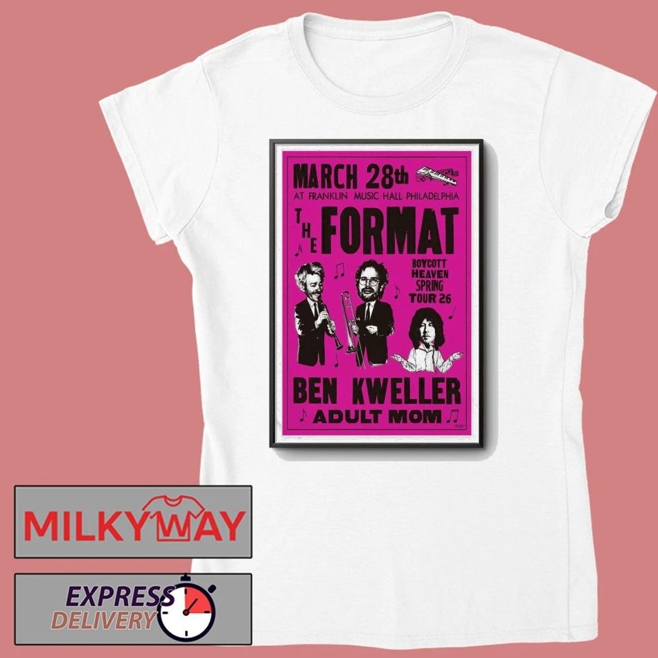The Format March 28, 2026 Franklin Music Hall Philadelphia, PA Poster shirt