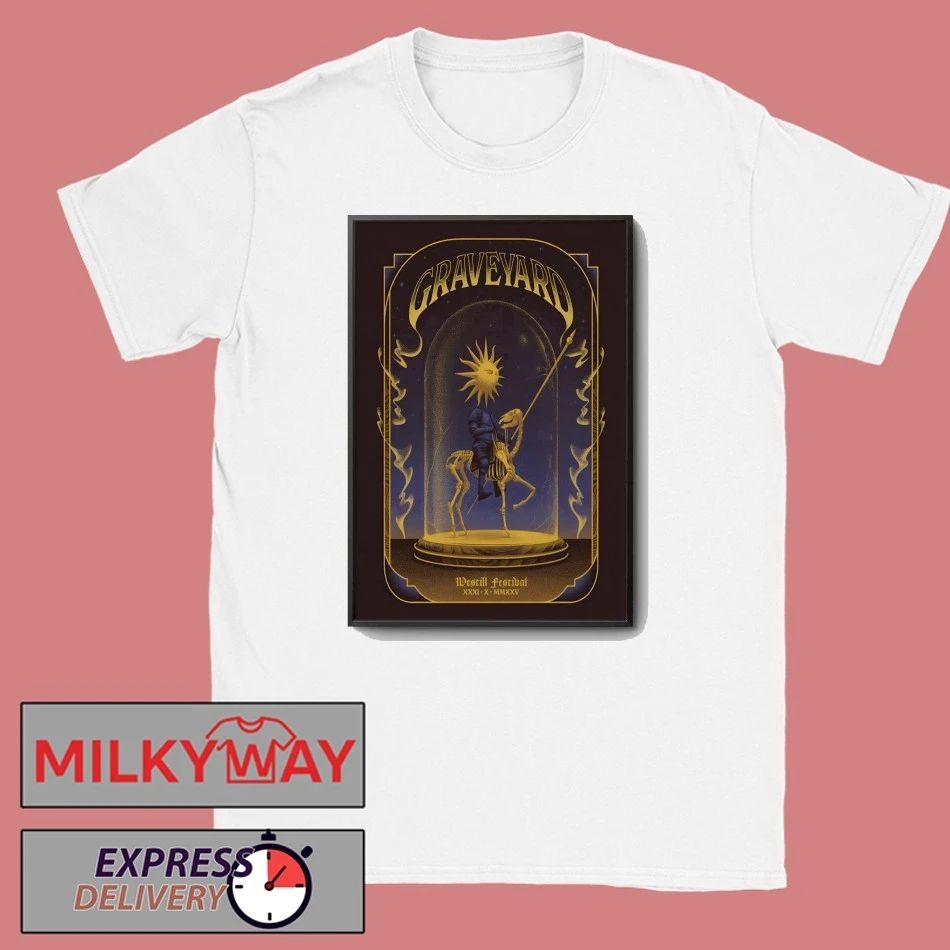 Graveyard Oct 26 2025 Westill Fest In Vallet France Poster shirt