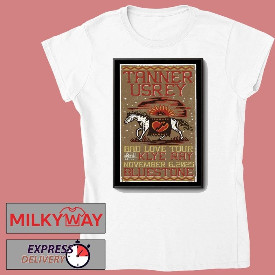 Tanner Usrey November 6, 2025 The Bluestone, Columbus, OH Poster shirt