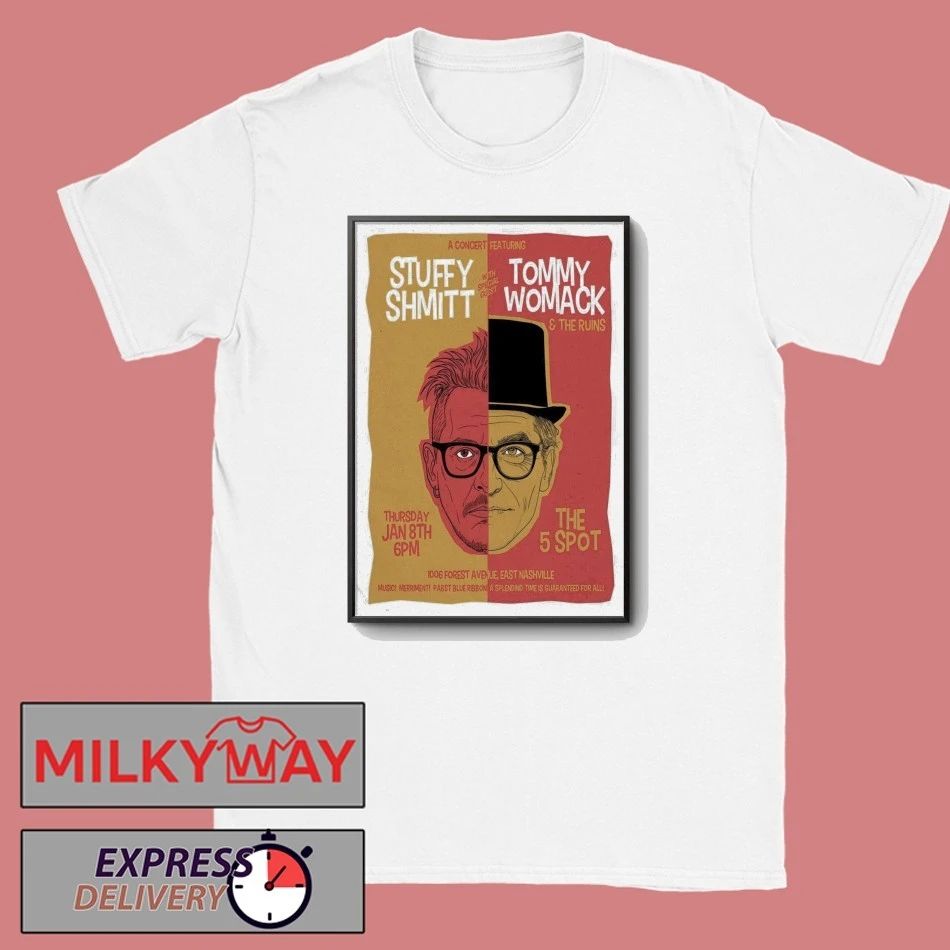Stuffy Shmitt With Tommy Womack 1.8.2026 Nashville TN Poster shirt