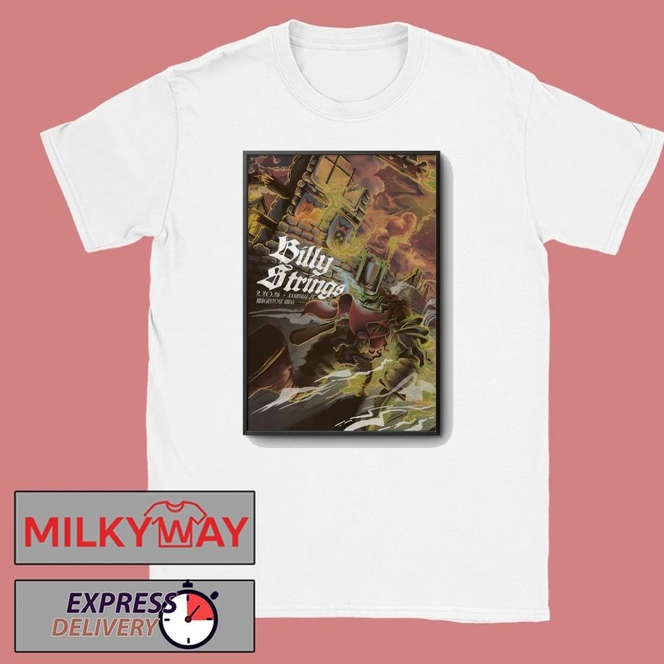 Billy Strings Bridgestone Arena Nashville TN Feb 20 2026 Poster shirt