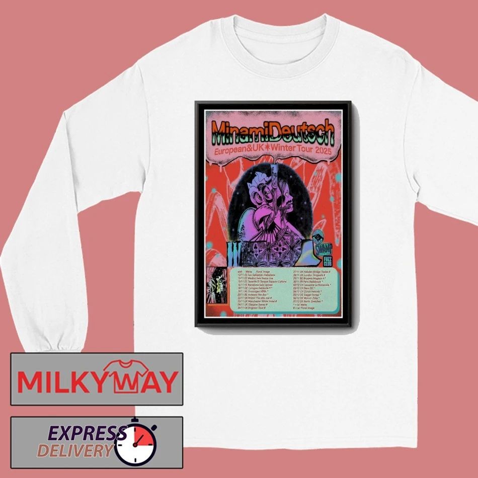 Minami Deutsch European UK Winter Tour Poster shirt