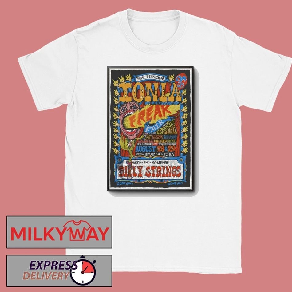 Billy Strings Ionia MI 8 28-8 29 2026 Poster shirt