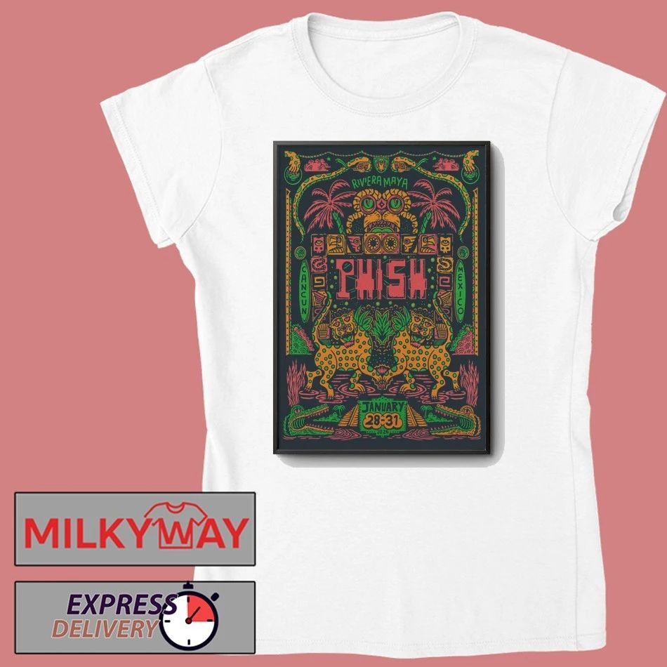 Phish Jan 28-31 2026 At Moon Palace Show Poster shirt
