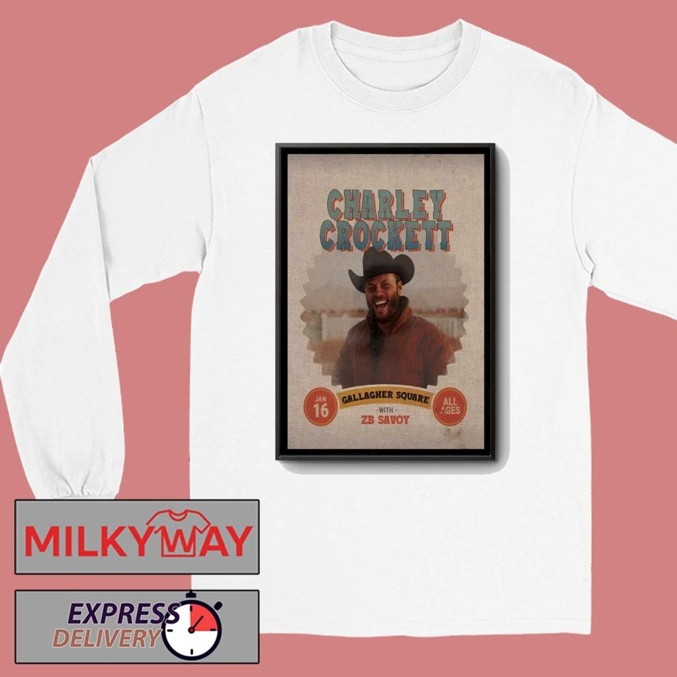 Charley Crockett Event San Diego CA On Jan 16 2026 Poster shirt