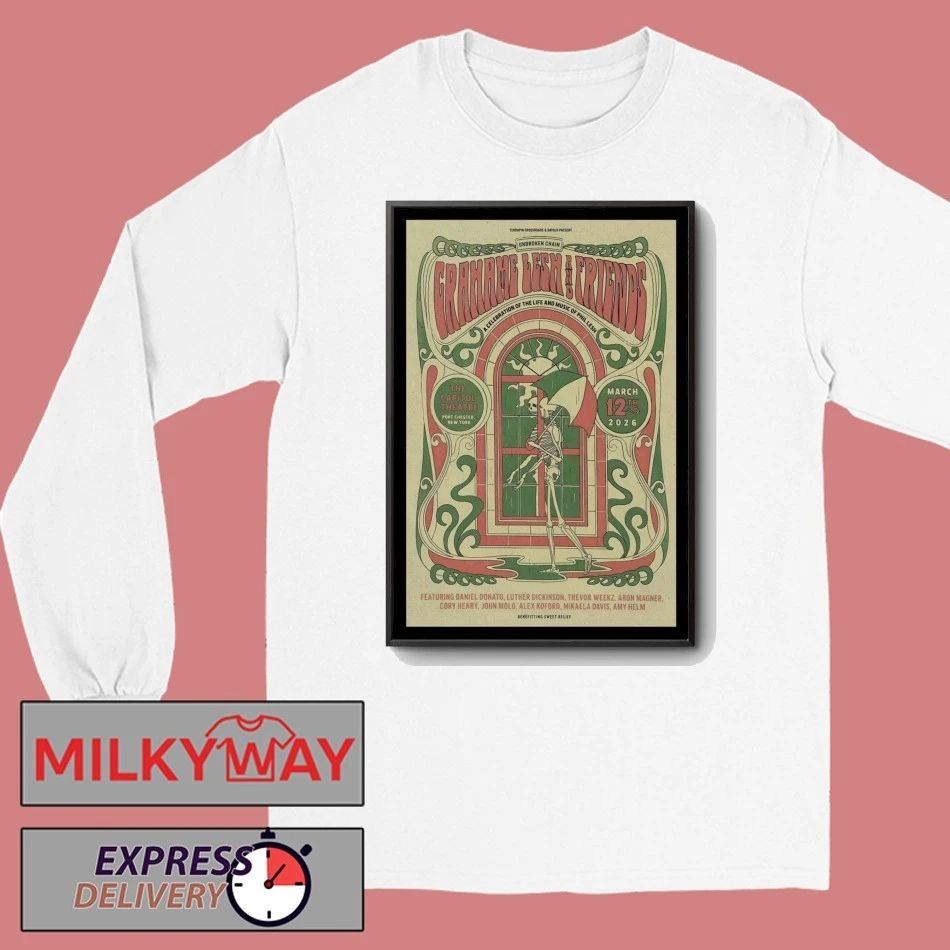 Grahame Lesh and Friends March 12 2026 The Capitol Theatre Port Chester, NY Poster shirt