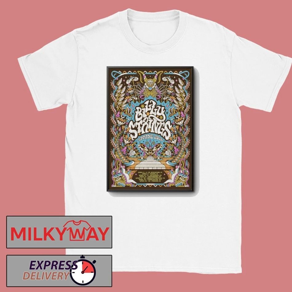 Poster Billy Strings Spring Tour 2026 shirt
